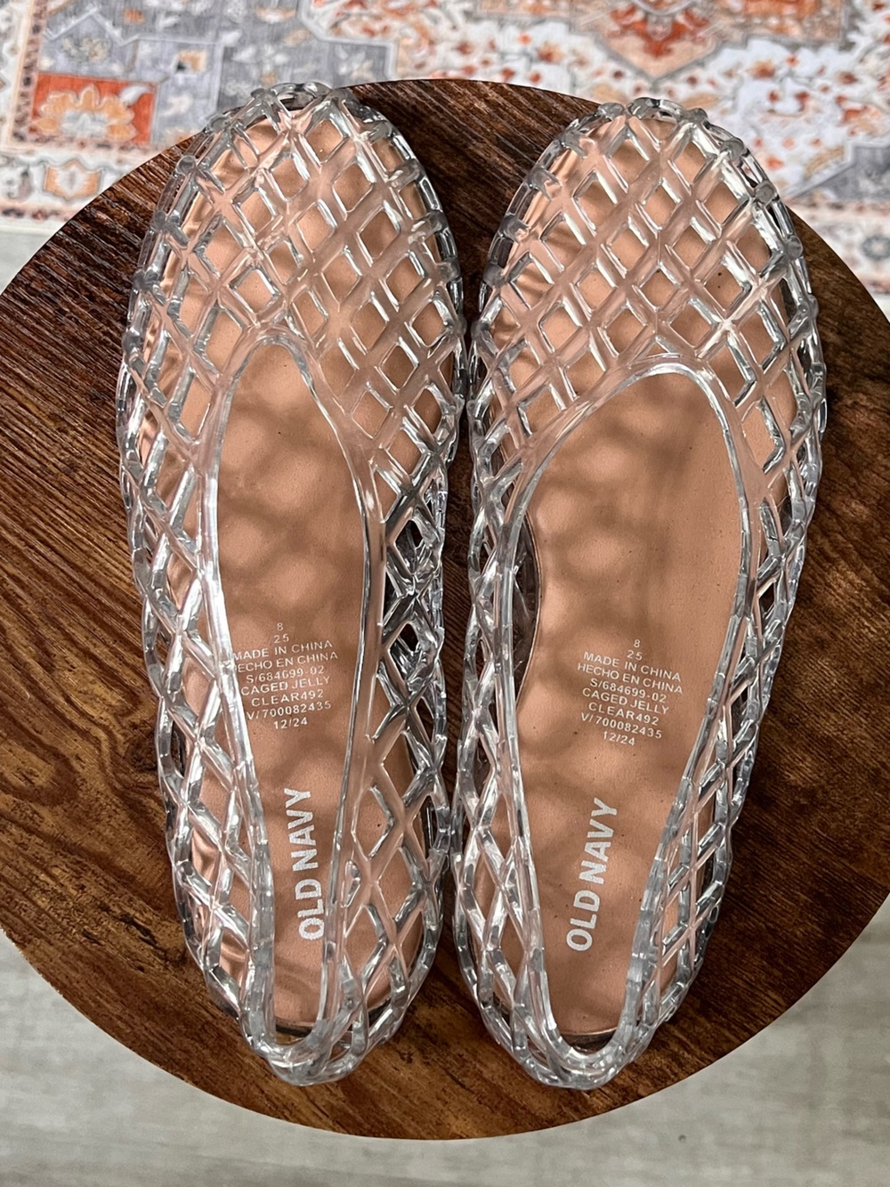 NEW CLEAR JELLY BALLET FLATS ✨